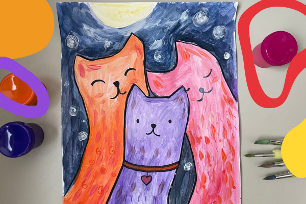 Spring_Cat_Gouache_Art_Lesson.png